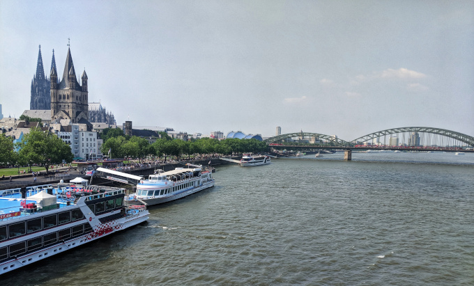 Ferries on the Rhine