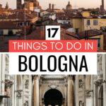 17 Things to do in Bologna - panoramic view of Bologna and Bologan Cathedral interior