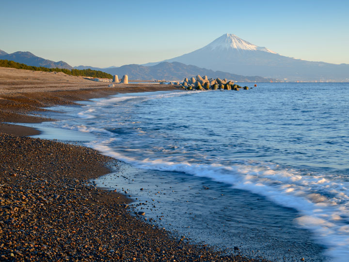 Miho no Matsubara beach with Mount Fuji views is one of the best day trips from Kyoto.