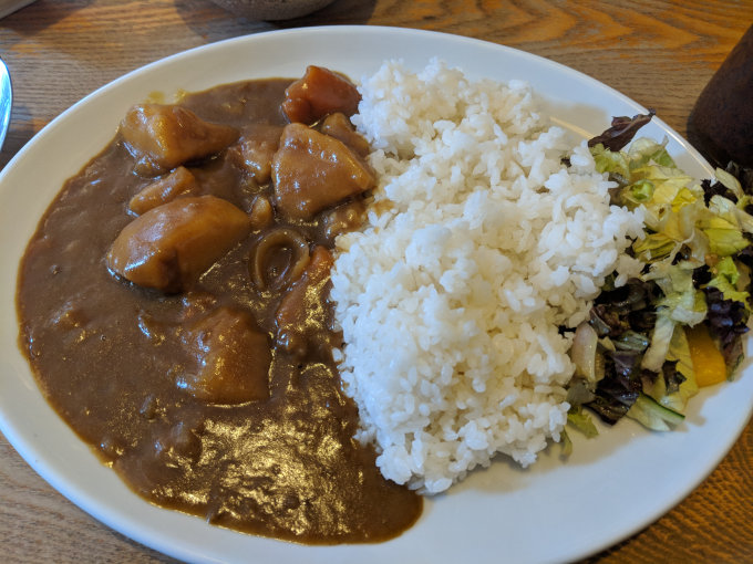 Japanese curry from Tokyo Diner in London.