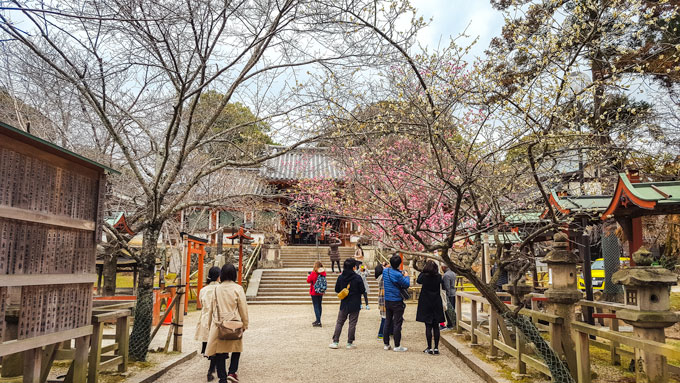 Kasuga Taisha Shrine entrance in Nara Japan.