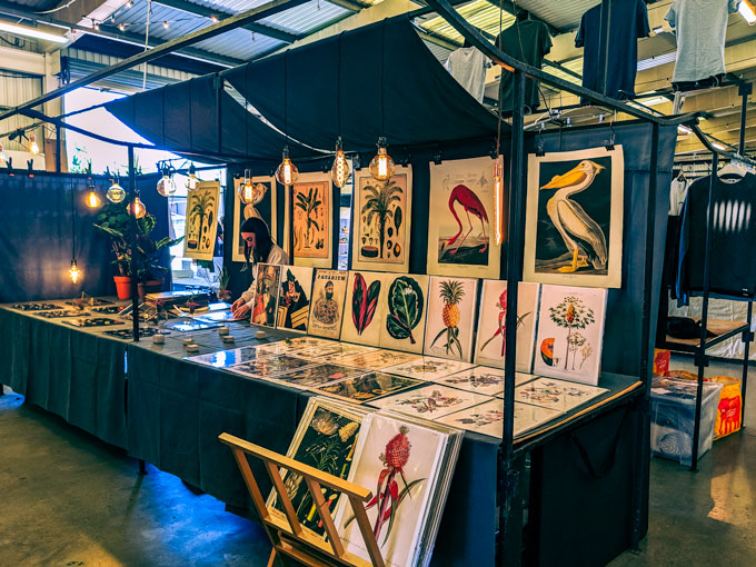 Shopping art prints at Brick Lane market is a popular non touristy things to do in London.