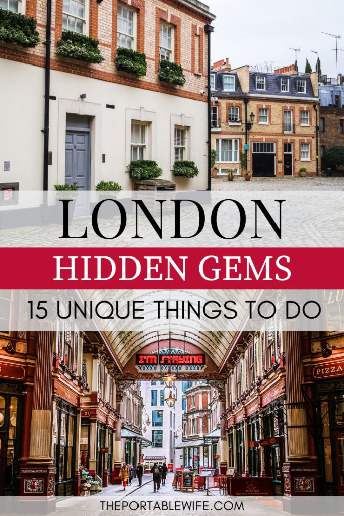 London hidden gems: 15 unique things to do in London - mews houses and Leadenhall market