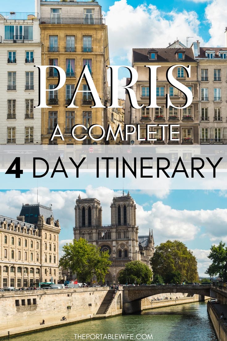 paris 4 day trip planner