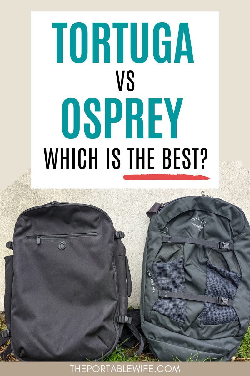 Tortuga Setout vs Osprey Farpoint: A Hands-on Review - The Portable Wife