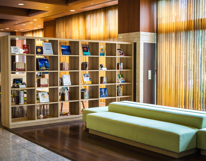 Lobby interior of Chisun Grand Nagano Hotel, where to stay in Nagano.